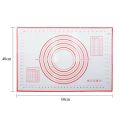 Fiberglass Silicone Baking Mat Large Kneading Pad Nonstick Surface Rolling Dough with Scale for Kitchen Cooking Bakeware Tools.