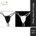 2 Pieces Mens Sexy Low Rise Briefs Thong Underpants Lingerie From Shilpiana / Stylish & Fashionable Seductive T-Back Panties For Mens (Black, White  - Free Size). 