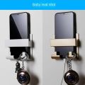Wall Mount Charger Hook Phone Holder Wall Hanging Cable Organizer Stand Bracket Dock Pasted Wall Phone Tablet Holder Supplies.