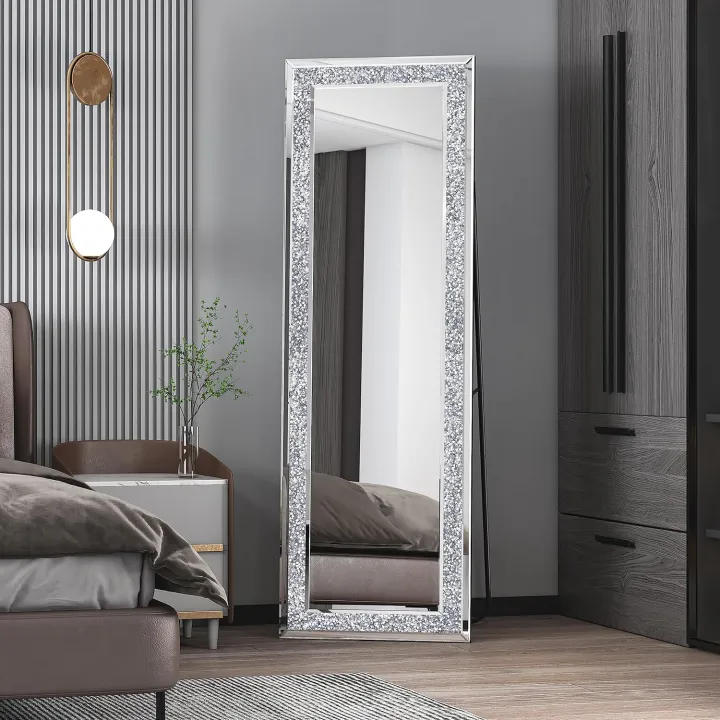 Full%20Length%20Mirror-%2065%20x%2021.6%20Crystal%20Crush%20Diamond%20Floor%20Mirror%20with%20Standing%20Silver%20Large%20Full%20Body%20Mirror%20-%20Image%202