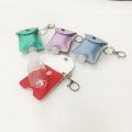 【DM bag factory Store】Keychain Hand Sanitizer Holder Travel Bottle Refillable Containers 30ml Flip Cap Reusable Bottles Carrier. 