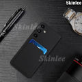 Phone case For Samsung Galaxy M55 Back cover Card Slot Card Silica Gel Soft Holder Wallet Case For Samsung M55 Cover cases. 
