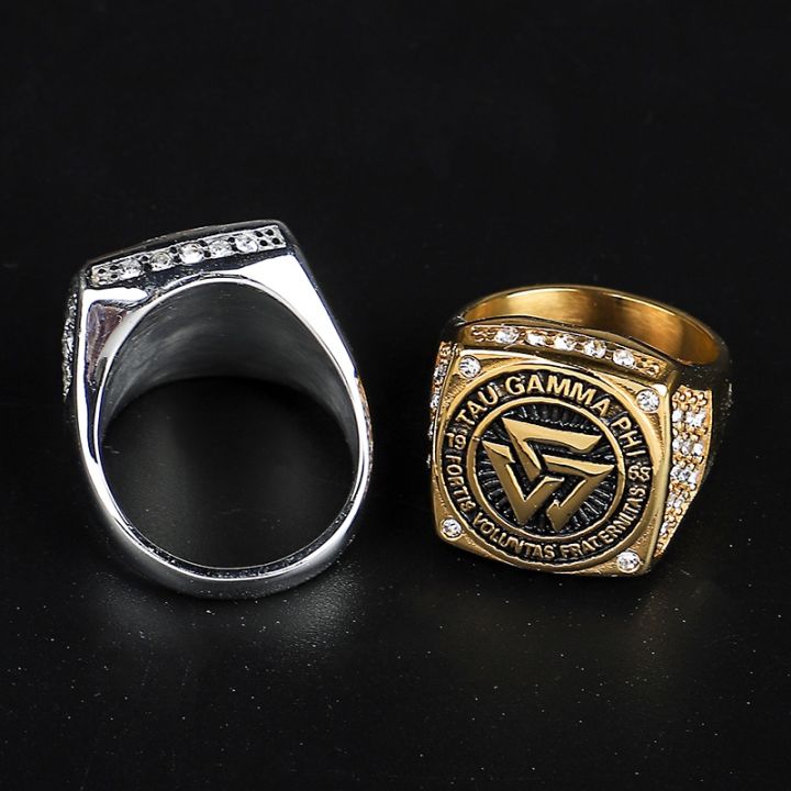 Stainless%20Steel%20Men's%20Ring%20Tau%20Gamma%20Phi%20Fraternity%20Ring%20with%20Rhinestone%20Size%206-13%20-%20Image%208