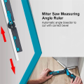 2-In-1 Measuring Angle Cutting Tool Accurate Gauges Miter Gauge for Saws Goniometer Angle Ruler.