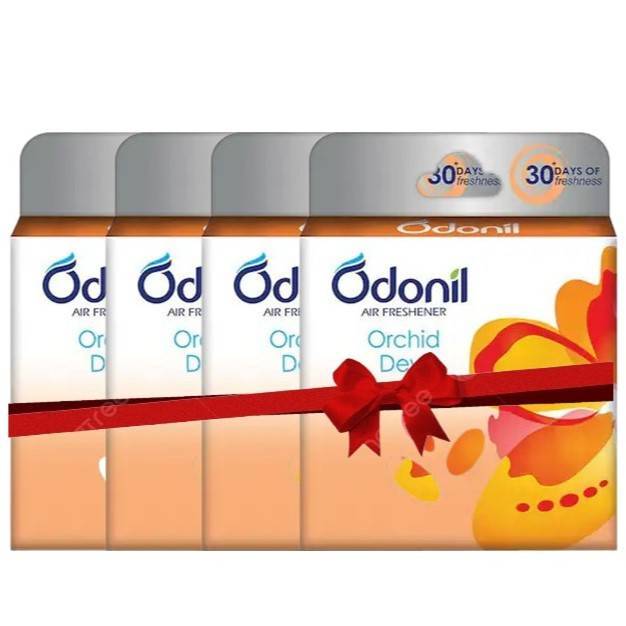 Odonil Natural Air Freshener Orchid 48gm -  Pack of 4