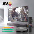 Android 14 TV Box Bluetooth 5.2 ATV 8K 4K Set Top Box 4GB 64GB AV1 S905W2 Quad Core 2.4G 5G Dual WIFI Voice Remote Media Player. 