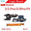 Charging Logic Board For Realme 2 2 Pro 3 3 Pro F9 Charging Port USB Plug PCB Dock Connector Spare parts. 