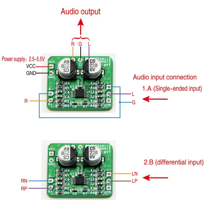 NXFDSIOZ%203X%20Headphone%20Amplifier%20Board%20150%20MW%20Audio%20Differential%20Balanced%20TPA6112%20&%20SGM4812%20HIFI%20Amp%20Module%20Speaker%20Module%20-%20Image%206