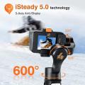 Professional 3-Axis Handheld Gimbal Stabilizer for GoPro OSMO DJ YI Cam Insta 360 Sony, Waterproof IPX4 Action Camera Tripod. 