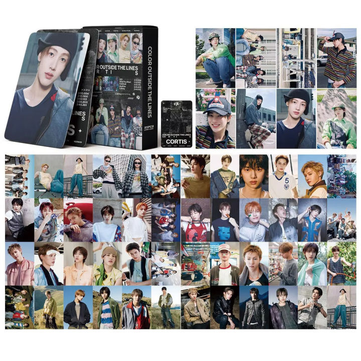 55pcs/Box%20Kpop%20CORTIS%20COLOR%20OUTSIDE%20THE%20LINES%20Album%20JAMES%20SEONGHYEON%20MARTIN%20KIM%20JUHOON%20AHN%20KEONHO%20Lomocards%20Photocards%20-%20Image%204