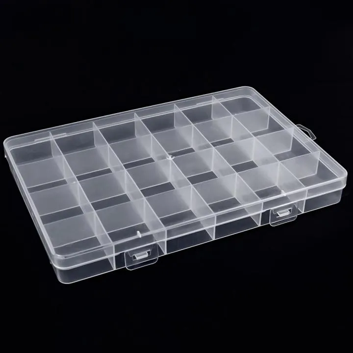 Transparent%20Plastic%20Storage%20Box%20Case%2024%20Grid%20For%20Jewelry%20Parts%20&%20Electronic%20Parts%20Storage%20Components%20Storage%20Parts%20Box%20-%20Image%203