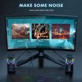 Computer Speakers 2.0 Stereo Volume Control with Rgb Lights USB Powered Gaming Speakers for Desktop/Phone/. 