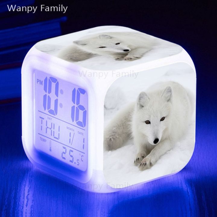 Arctic%20Fox%20Alarm%20Clock%207%20Color%20Changing%20Multifunction%20Digital%20Clock%20Kids%20Room%20Bedside%20Touch%20Sensing%20Night%20Lights%20Electron%20Watch%20-%20Image%206