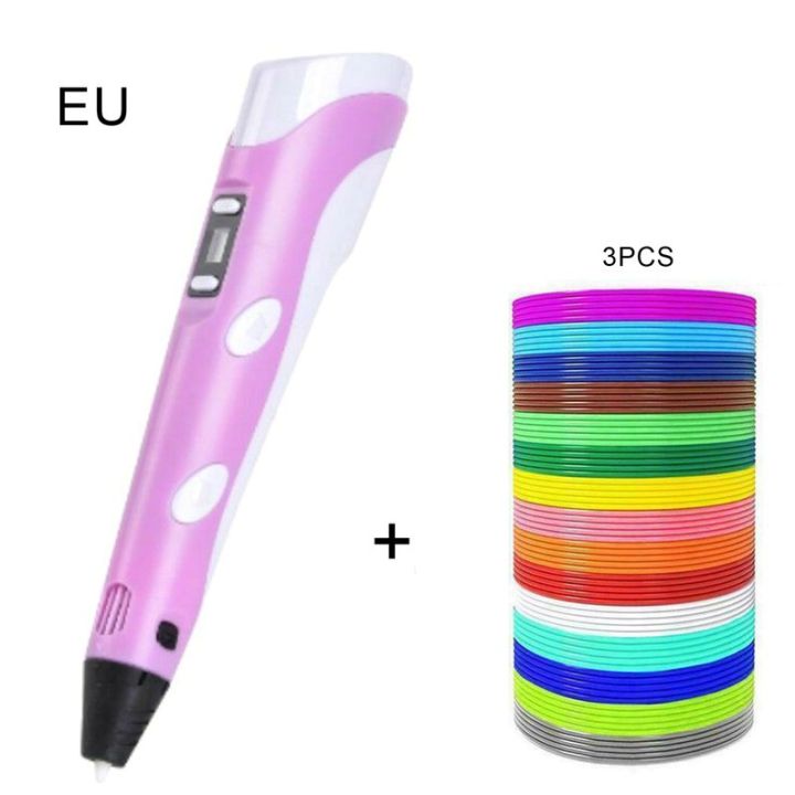 3D painting pen Three-color supplies Crafting Doodle Drawing Arts