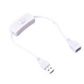 28cm USB Cable with Switch ON/OFF Cable Extension Toggle for USB Lamp USB Fan Demoo. 