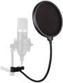 Wind Pop Filter For Microphone With Adjustable Arm.