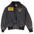Correct Version Gold Embroidery Letters LOGO Washed and Worn Lapel Denim Jacket Coat Vibe Wind Top. 