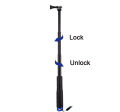 Aluminum Alloy Extendable Handheld Selfie Stick Telescoping Pole for GoPro Hero 11 9 8 7 6 5 4 3 OSMO Action Xiaoyi SJCAM Eken. 