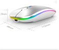 Unolink RAINBOW BACKLIT LED, Slim Rechargeable Wireless Silent Mouse, 2.4G.. -Wireless Mouse. 
