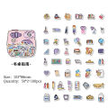 100 pcs Kawaii Cartoon small Stickers Cute Mini Decorative Scrapbooking accessories Adhesive Diy junk journal supplies. 