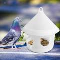 Portable Water Dispenser Water Container Large Capacity Feeder Bird Cage feed Cup Container for Geese Budgie Parrot Hen , Clear. 