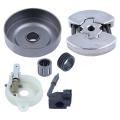 325-7T Clutch Drum Bearing Oil Pump, Worm Gear Set for Husqvarna 137 136 141 142 36 41 Chainsaw 530014949.