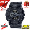 (Ready Stock) G .Shock GA110 Men Watch Sport Watch Dual Time Display Water Resistant Shockproof and Waterproof World Time LED Auto Light Sports Wrist Watches with 2 Year Warranty GA-110SKE-8A. 