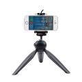 YunTeng 228 Mini Tripod with Phone Holder Clip for Smartphone - Black. 