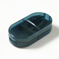 Mini Travel Medicine Cutter and Organizer Box. 