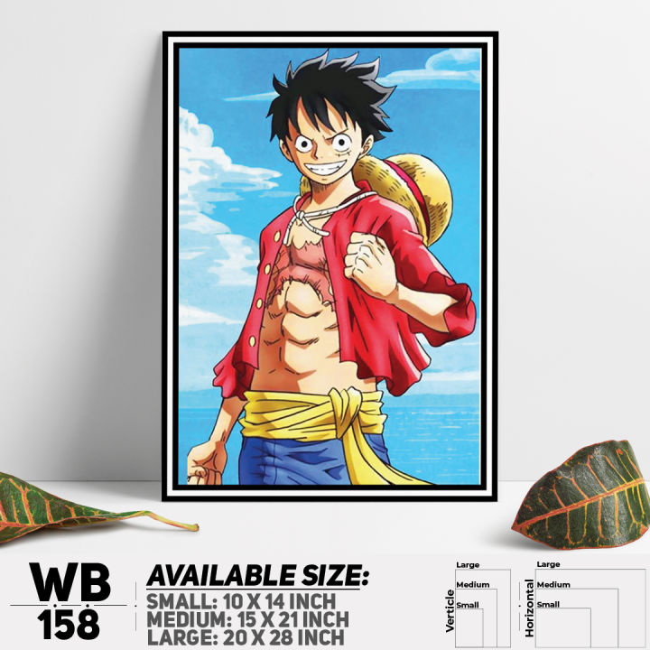 Stylish Addition - One Piece Anime Manga series Wall Canvas Wall Decoration Poster For Wall - WB158 - Stickyfy - Sustainable Choice