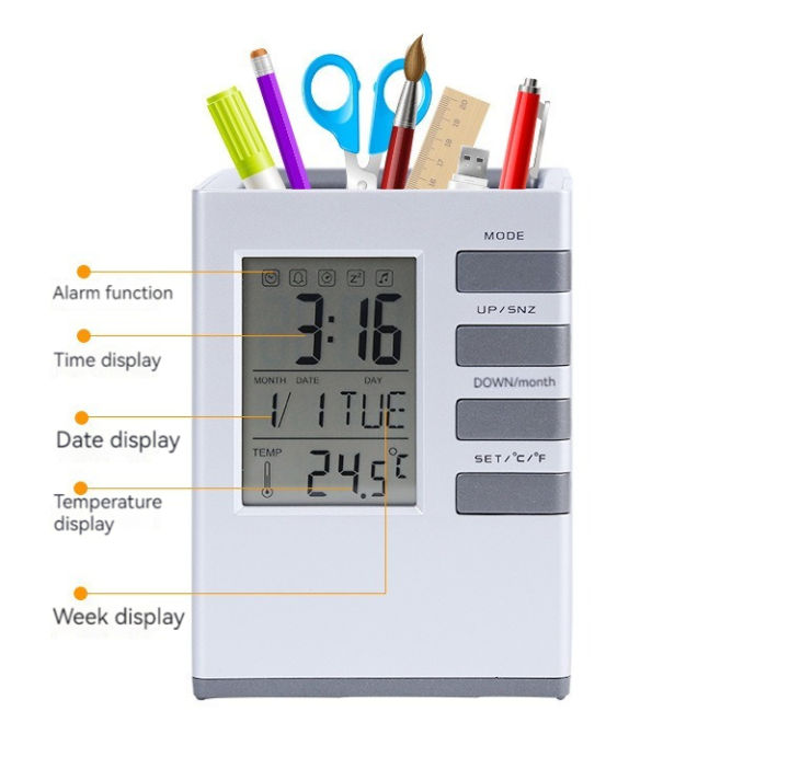 Pen%20Holder%20Clock%20LED%20Desk%20Clock%20Digital%20LCD%20Screen%20Alarm%20Clock%20Pen%20Holder%20Temperature%20Display%20for%20Home%20Office%20-%20Image%202