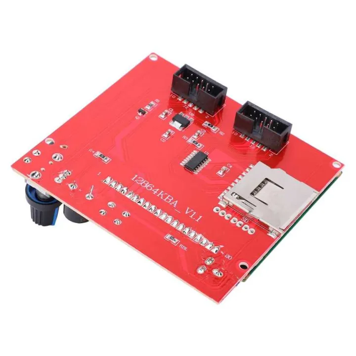 12864%20LCD%20Control%20Module%20Panel%20Display%20Motherboard%203D%20Printer%20Smart%20Controller%20+%202Pcs%20Lines%20-%20Image%203