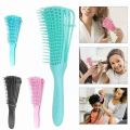 【Daily Necessities For Anyone Store】Octopus Detangling hair Brush Scalp Massage Silicone  Women Curly Wide Professional Anti Knot Air Cushion Salon. 