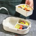 WORTHBUY Thermal Lunch Box Heat Preservation Bento Box Portable Divided Food Storage Container. 