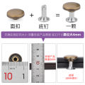 Jeans Pocket Rivet Pants Clothes Button Bag Shoes Fixed Snap Fastener Clinch Small Rivet Button. 