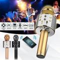 Wireless Bluetooth Microphone Speaker Karaoke WS-858 - Speaker - Bluetooth Speaker. 