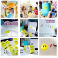 ATINAS Seal Peg Kawaii Smile Raw 500-1000pcs Gas Sad Face Emoji Sticker Cute Thank You Scrapbook Sticker For Kids Envelopecosplay.
