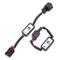 4Pcs Dynamic Turn Signal Indicator LED Taillight Add-on Module Cable Wire for Golf 7 Tail Light.