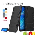 For Huawei Y7 Pro (2019) Case Shockproof Armor Rubber Silicone Hard Pc Phone Case Back Cover With Stand - Redmi Note 11 Back Cover. 
