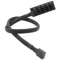 Fan Hub Distributor 4-Pin 1 to 5 PC CPU Heatsink Box Fan Distributor Hub Adapter Cable for Computer Cooler. 