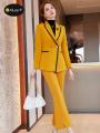 Women's England Style Elegant Suit Jacket Summer Fashion Full Sleeve Office Ladies Casual Blazer Senior Blazer Feminina Oversize. 