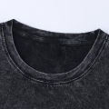 T-shirt Oversized Acid Washed Tee Print Graphic T-shirt For Unisex Adults' Acid Wash 100% Cotton Casual Daily. 