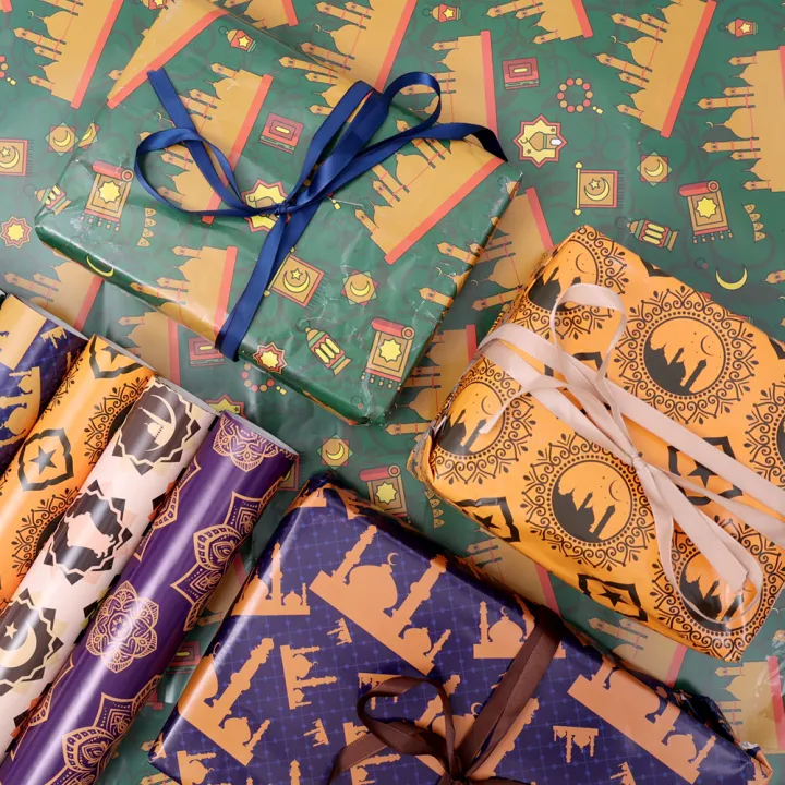 1/5/10Pcs%20Eid%20Gift%20Wrapping%20Paper%20Exquisite%20Gift%20Wrapping%20Craft%20Paper%20DIY%20Gift%20Paper%20Party%20Packaging%20Supplies%2070*50%20CM%20-%20Image%204