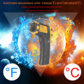 KOGEEK -50~390°C 12:1 Mini Portable Handheld Digital Non-contact IR Infrared Ther-mo-meter Temperature Tester Pyrometer Industrial Infrared Ther-mo-meter Color LCD Display Centigrade Fahrenheit (NOT for Humans). 