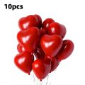 10/20/50pcs 10 Inch Red Heart Balloons Inflatable Latex Balloon For Valentine Day Wedding Party Anniversary Decoration Supplies. 