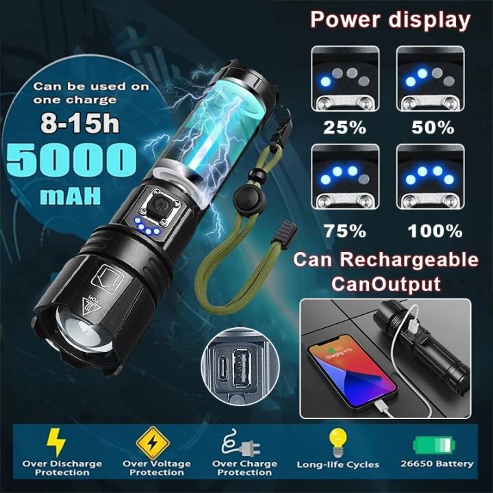 C3%20High%20Power%20Flashlight%20Tactical%20Lantern%20Most%20Powerful%20LED%20Flashlight%20USB%20Rechargeable%20Torch%20Light%20Long%20Shot%20Hand%20Lamp%20Camping%20Bike%20Accessories%20-%20Image%204