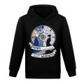 Kids Wednesday Addams Family Cosplay Costume 2023 Addams Baby Girls Sweatshirts Fashion Boys Pullover Hoodie Children Clothes.