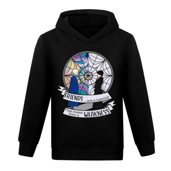 Kids%20Wednesday%20Addams%20Family%20Cosplay%20Costume%202023%20Addams%20Baby%20Girls%20Sweatshirts%20Fashion%20Boys%20Pullover%20Hoodie%20Children%20Clothes%20-%20Image%206