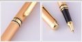 Baixin Golden Color Metal Gel Ink Pen/Promotional Pen/Laser Engraver Customer Logo 588 - Pen. 