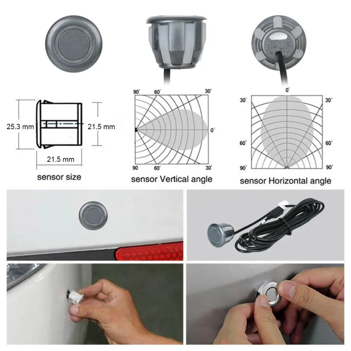8%20sensors%20Grey-12V%20PDC%20Car%20Parking%20Sensors%208pcs%20Set%20Parktronic%20Distance%20Control%20Buzzer%20Alarm%20System%20LED%20Display%20Reversing%20Auto%20Radar%20Monitor%20-%20Image%207